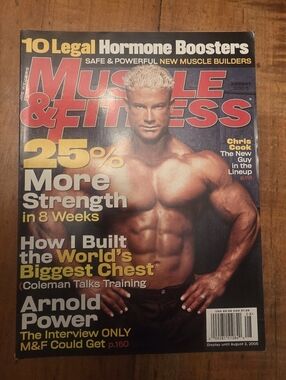 Muscle & Fitness Magazine August 2005 Bodybuilding Chris Cook